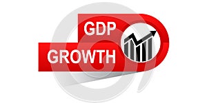 Gdp growth banner