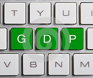 GDP On Keyboard photo