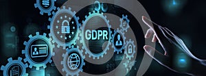 GDPR Data Protection Regulation European Law Cyber security compliance.