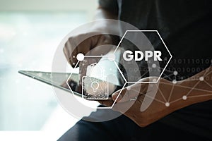 GDPR. Data Protection Regulation IT technologist Data Security s