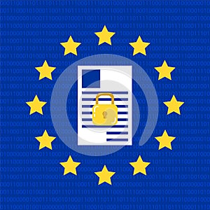 GDPR General Data Protection Regulation Business Internet Technology Concept