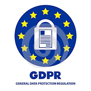 GDPR General Data Protection Regulation Business Internet Technology Concept