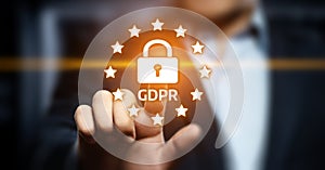 GDPR General Data Protection Regulation Business Internet Technology Concept