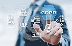 GDPR General Data Protection Regulation Business Internet Technology Concept photo