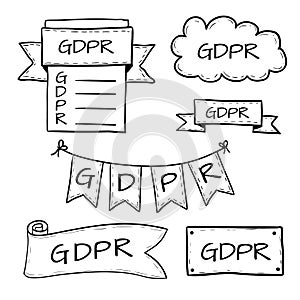 GDPR Security Internet Doodle