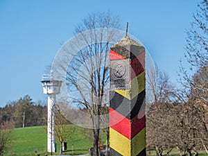 GDR border East Germany image