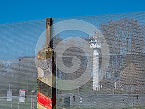 GDR border post Inner German border with watchtower