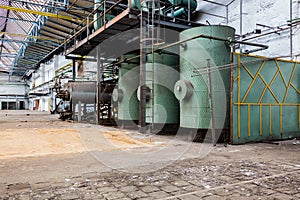 GDR washing water tank in a fabric