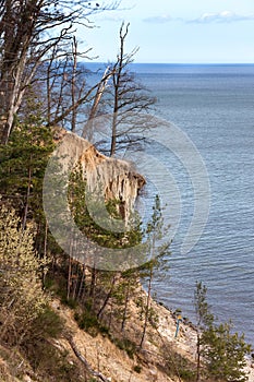 Gdynia, Poland. Orlowo high cliff