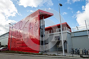 Gdynia, Pomeranian / Poland-September, 18,2019: j. City rail station in Gdynia. One of the suburban train stops