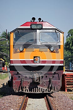 GE locomotive at Chiangmai Train Station