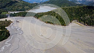 Geamana Tailings Lake, Aerial View, Romania