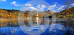 Geamana toxic lake, Apuseni Mountains,Romania