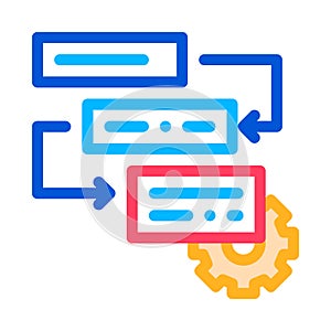 Gear Algorythm System Agile Element Vector Icon