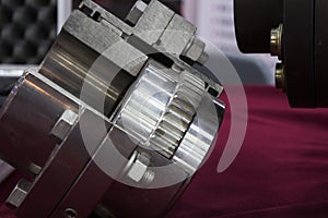 Gear coupling for motor transmission