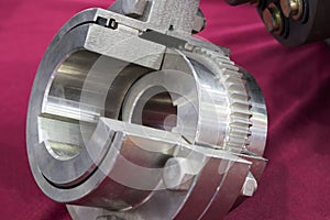 Gear coupling for motor transmission