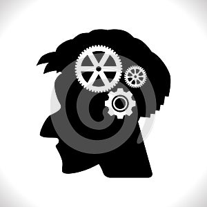 Gear in Head Pictograph