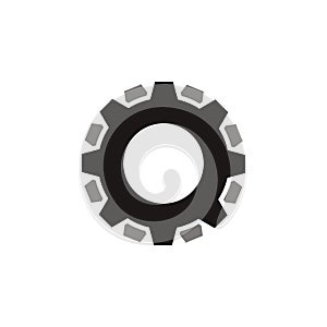 Gear icon flat vector design