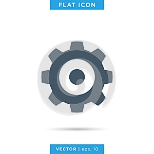 Gear and icon vector logo design template.