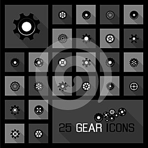 Gear icons concepts