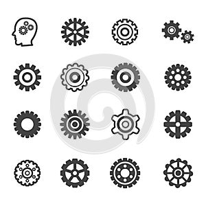 Gear icons