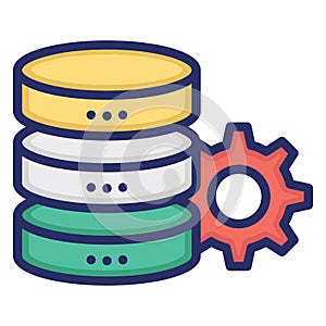 Gear  Isolated Vector icon easily edit or modify