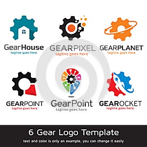 Gear Logo Template Design Vector