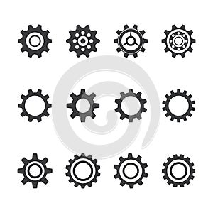 Gear Logo Template vector icon illustration