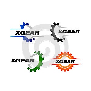 gear logo template vector icon. gear vector illustration