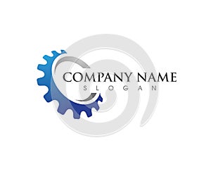 Gear Logo Template vector icon illustration