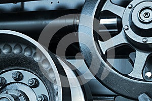 Gear mechanic power metal closeup wheel construction inductry