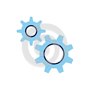 Gear related vector icon