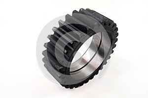 The gear ring and pinion, differential, Isolated on white background