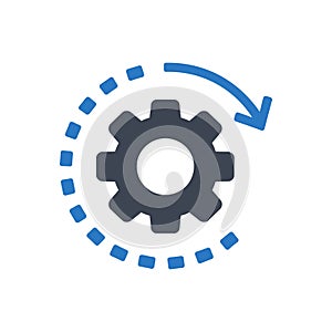 Gear Rotation Icon
