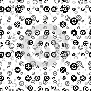 Gear seamless pattern