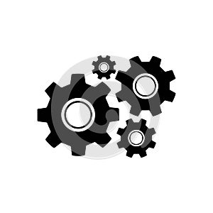 Gear Settings Icon Vector Illustration - Vector