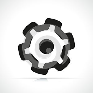 Gear or settings wheel icon