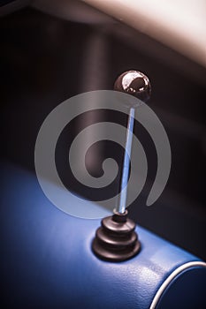 Gear shifter of a vintage car