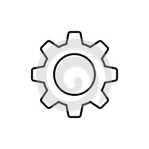 Gear vector icon. Web design icon. Gears and cogs symbol. Cog wheels icon. Cogs circle illustration. Gear wheel logo