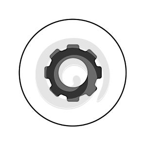 Gear web icon photo