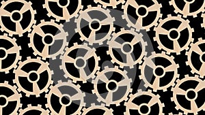 Gear wheels animated background