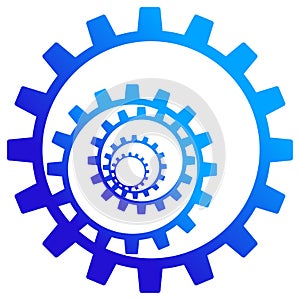 Gear wheels logo