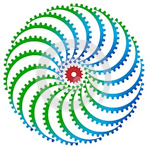 Gear wheels logo