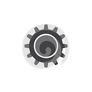 Gear wheels vector icon