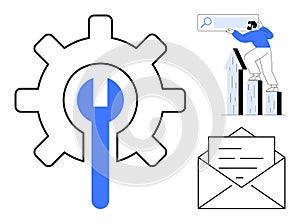 Business innovation and process management with tools, communication, and data insights
