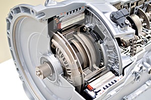 Gearbox cross section.