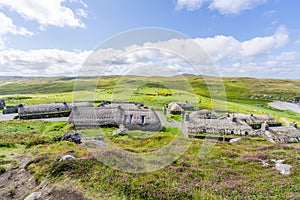 Gearrannan black house village photo