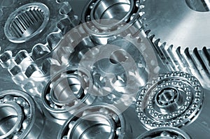 Gears and bearings on display