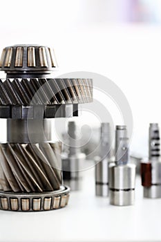 Gears of bearings and solenoids in the repair