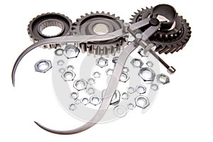 Gears, calipers and nuts